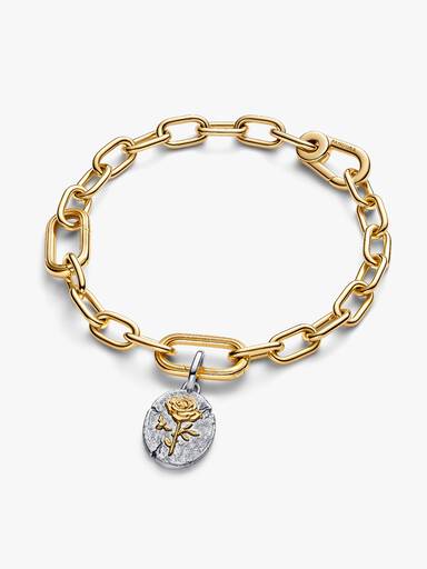 Charm Médaillon Rose