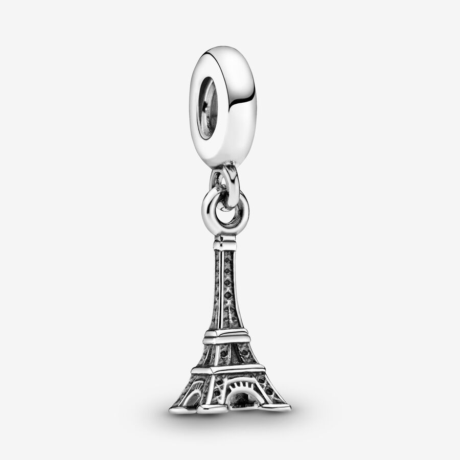 Eiffel tower silver dangle image number 0