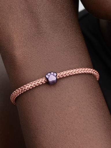 Charm Clip Patte Violet