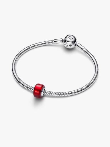 Charm Verre de Murano Rouge