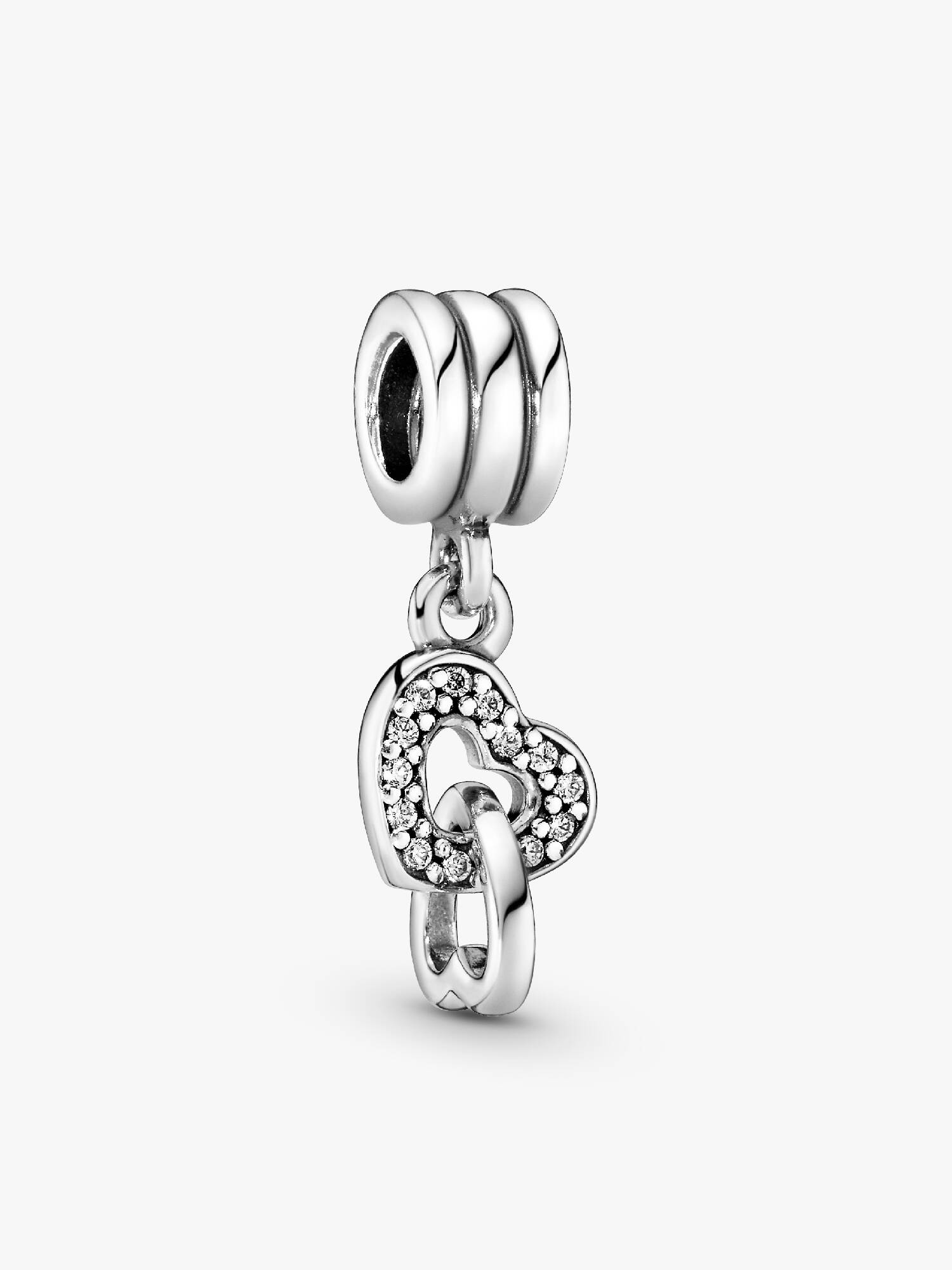 Charm Pendant Cœurs Entrelacés