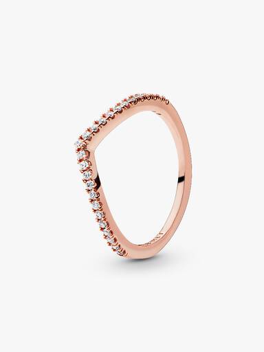 Sprankelende Wishbone Ring