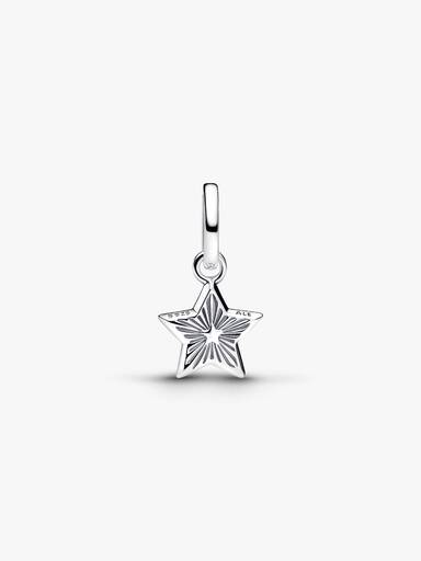 Mini Charm Pendant Étoile Bleue