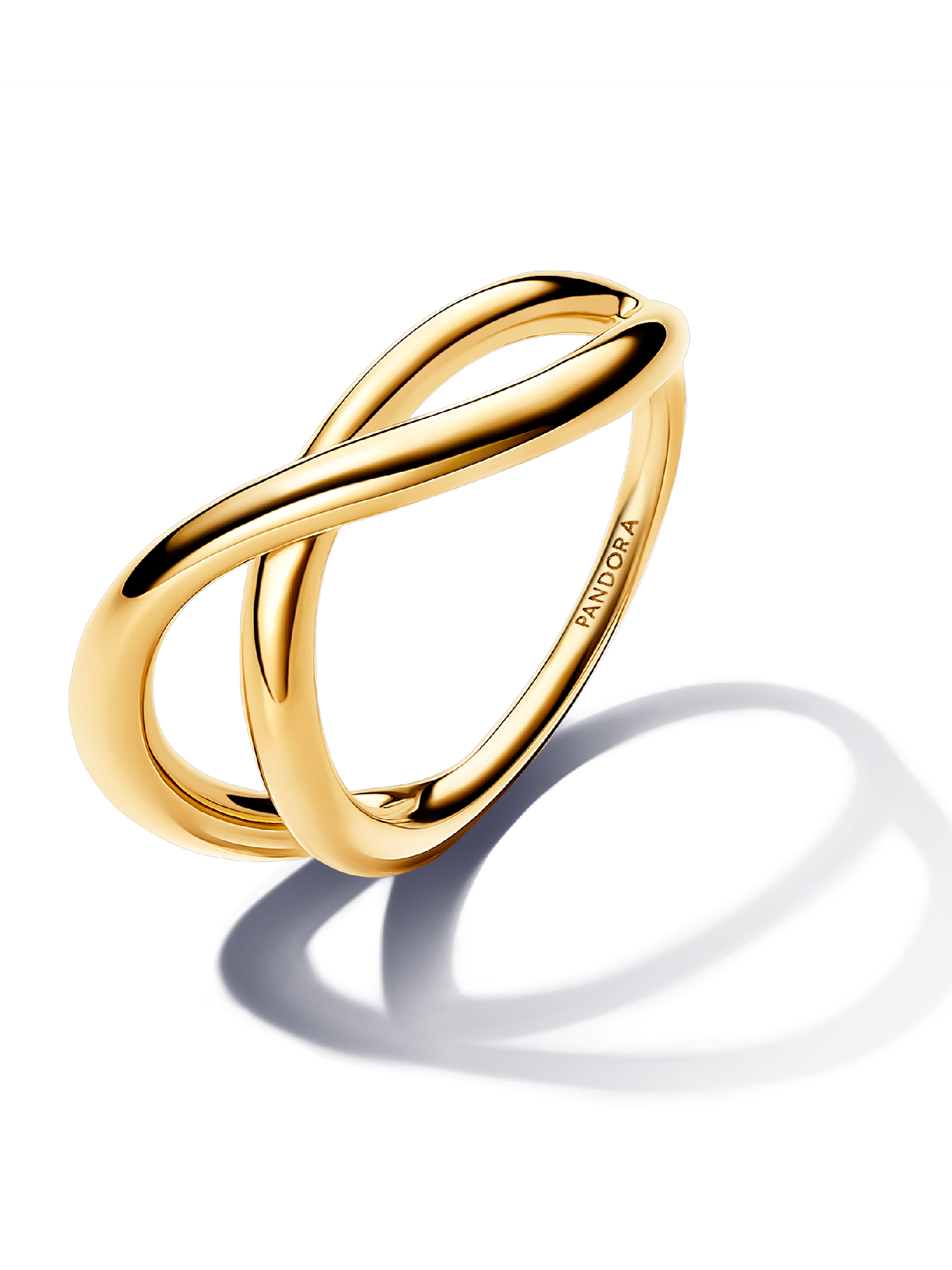 Organisch Gevormde Infinity Ring