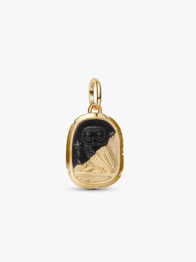 Charm Médaillon Hibou