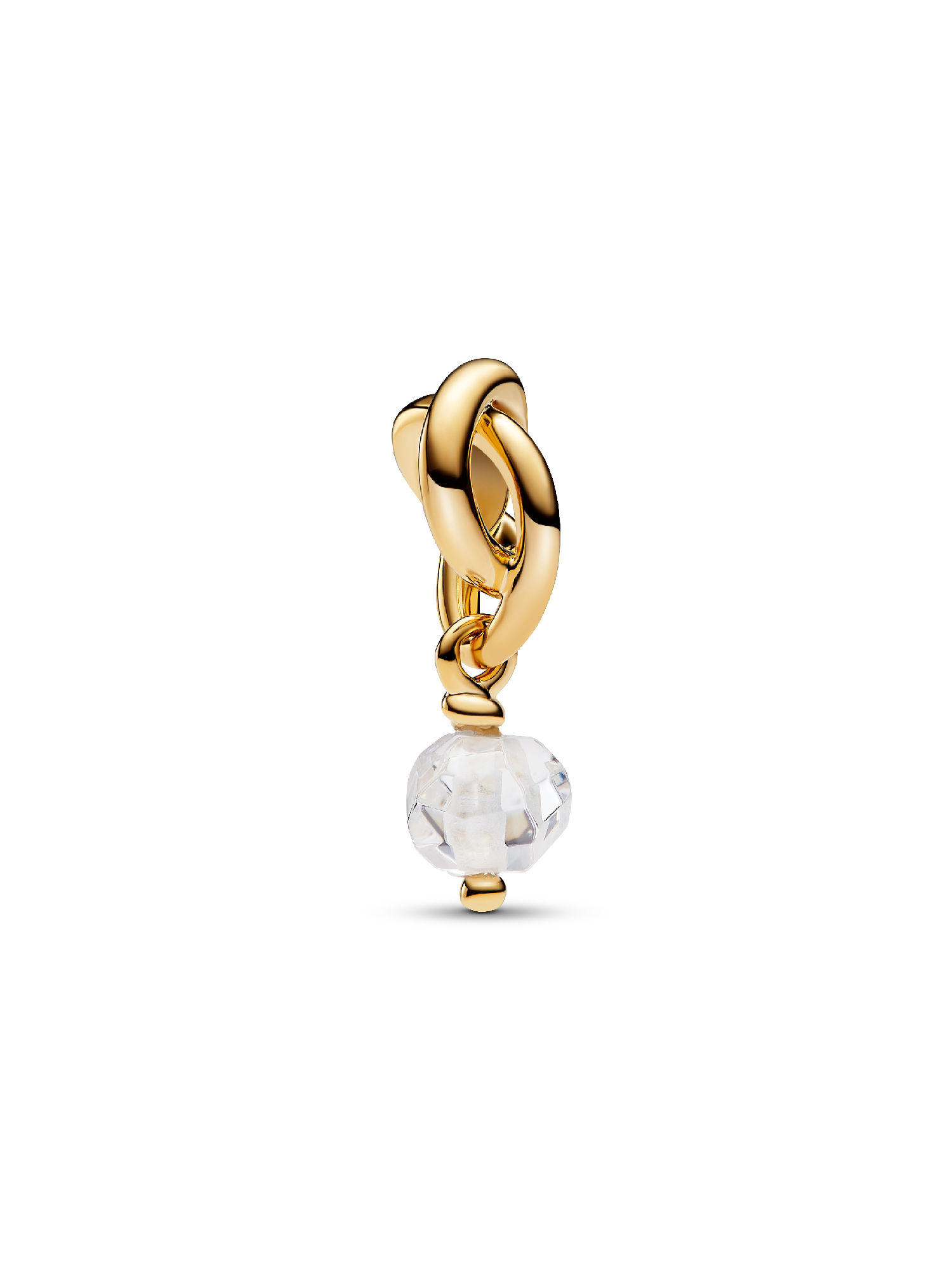 Avril Charm Pendant Cercle de l'Éternité Incolore Facetté