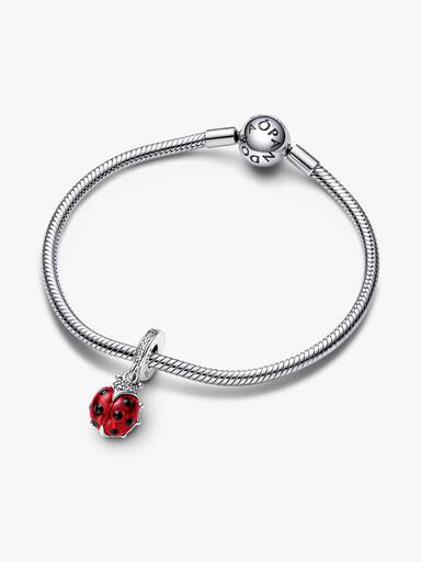 Charm Pendant Coccinelle Rouge