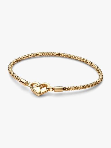 Studded chain-armband