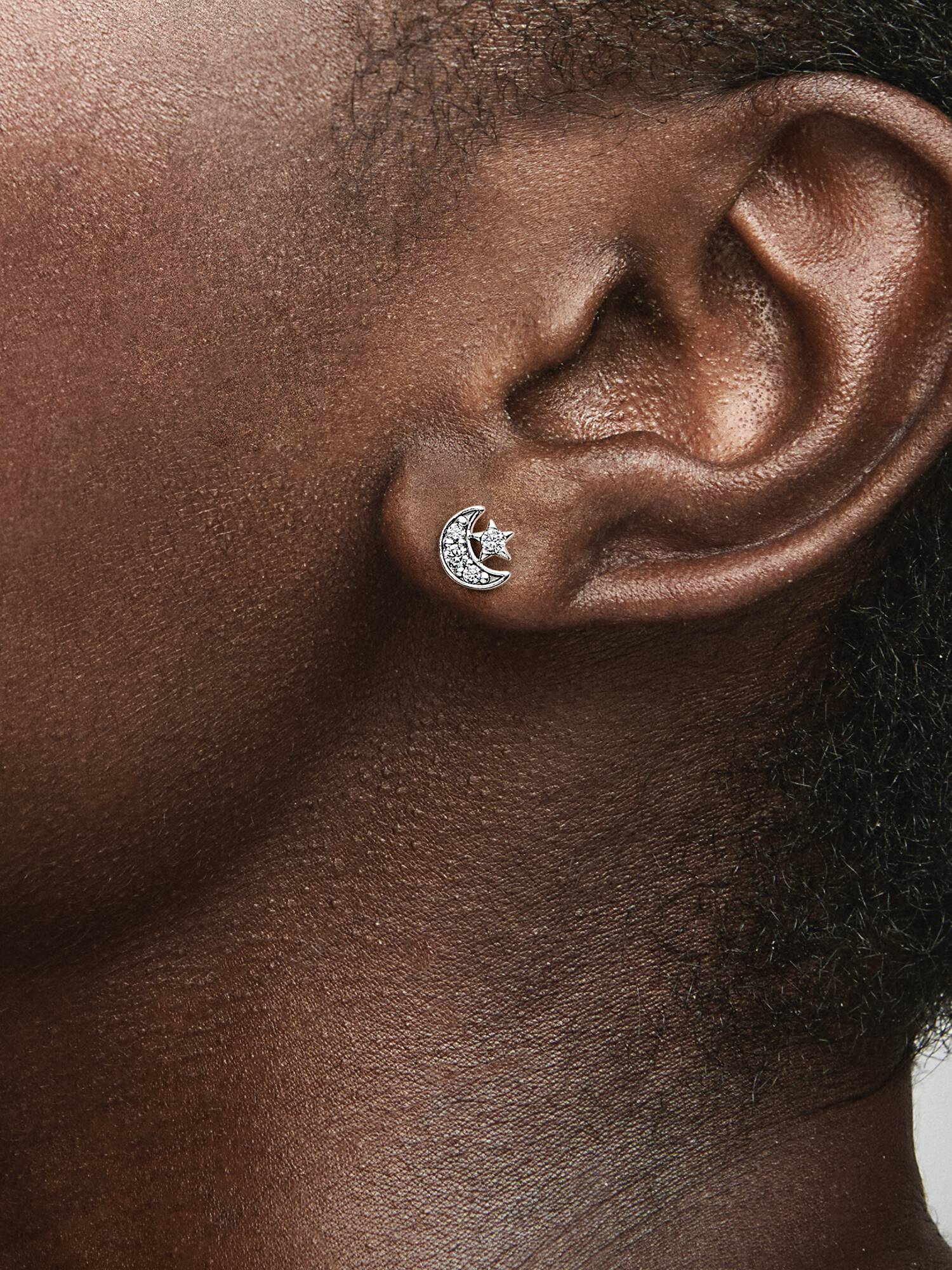 Clous d’Oreilles Lunes & Étoiles Scintillantes