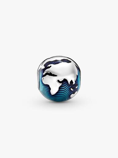 Blauwe Wereldbol Clip Bedel