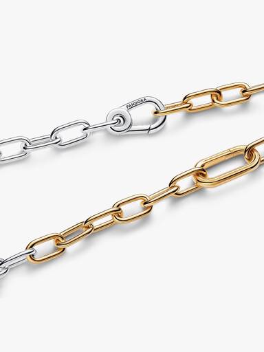 Collier Chaîne Link Bicolore