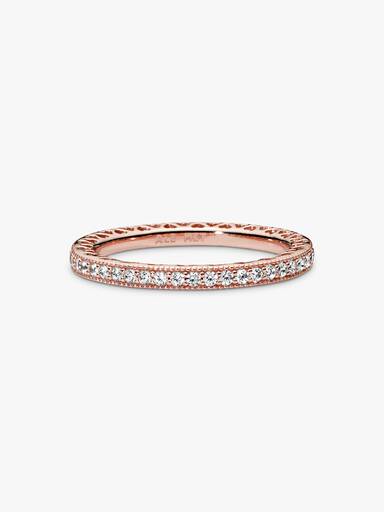 Bague Scintillement & Cœurs