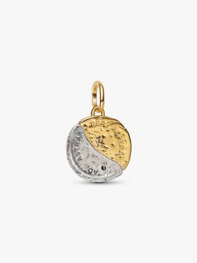 Charm Médaillon Soleil et Lune